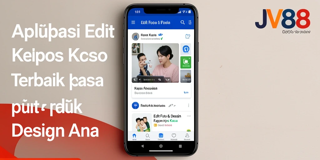 Tampilan antarmuka aplikasi Edit Foto Kertas Kaca yang user-friendly.