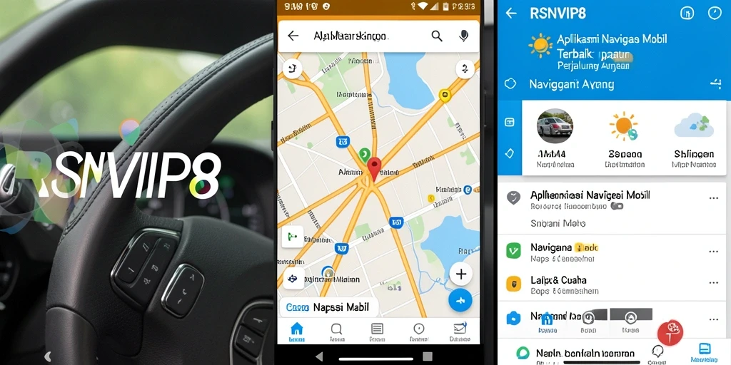 Antarmuka RSNVIP8 yang memudahkan navigasi mobil.